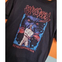 T-shirt Nera Sepultura - "Schizophrenia" - Tributo al Metal Brasiliano | vrzshop