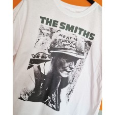 T-shirt bianca The Smiths - Meat is murder