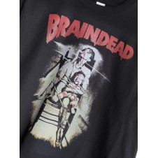 T-shirt nera braindead