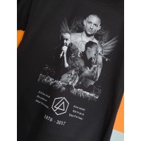 T-shirt Nera Linkin Park - Chester Bennington | vrz shop