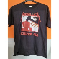 T-shirt Nera Metallica - Kill 'Em All | vrz shop