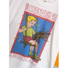 T-shirt bianca Offspring Americana