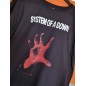 T-shirt nera System of down