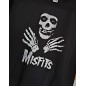T-shirt nera Misfits - Crimson Ghost