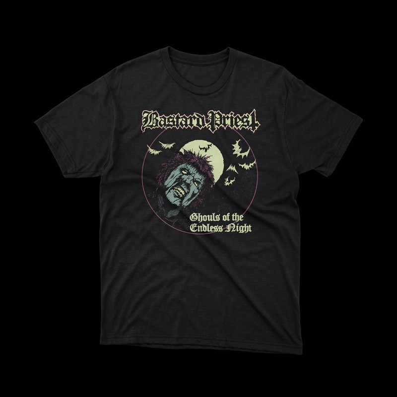 T-shirt  Bastard Priest Ghouls of the Endless Night