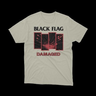 T-shirt black flag damaged | premium cotton casual shirt | vrz shop