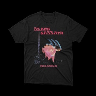 T-shirt black sabbath paranoid | maglietta cotone premium tempo libero | vrz shop