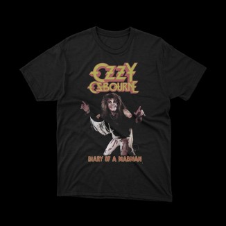 T-shirt Ozzy Osbourne diary of madman | maglietta cotone premium tempo libero | vrz shop