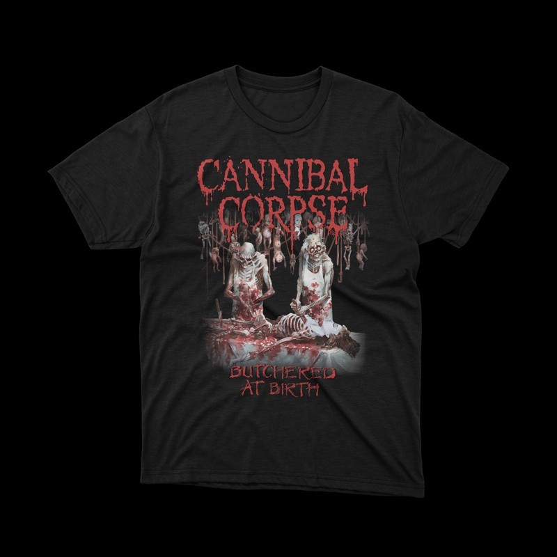 T-shirt Cannibal corpse butchered at birth T-shirt Cannibal corpse butchered at birth