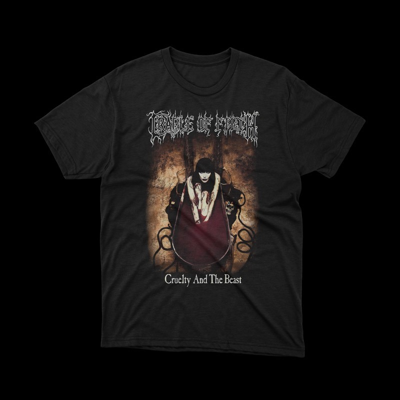 T-shirt nera Cradle of filth - cruelty and the beast