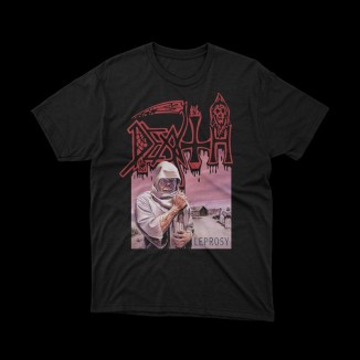 T-shirt Nera Death – Leprosy | vrz shop