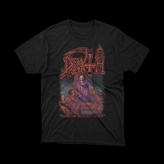 T-shirt Death scream bloody gore