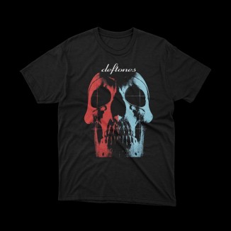 T-shirt Nera Deftones – Skull | vrz shop