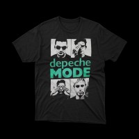 T-shirt Nera Depeche Mode - Eleganza Oscura ed Elettronica | vrz shop