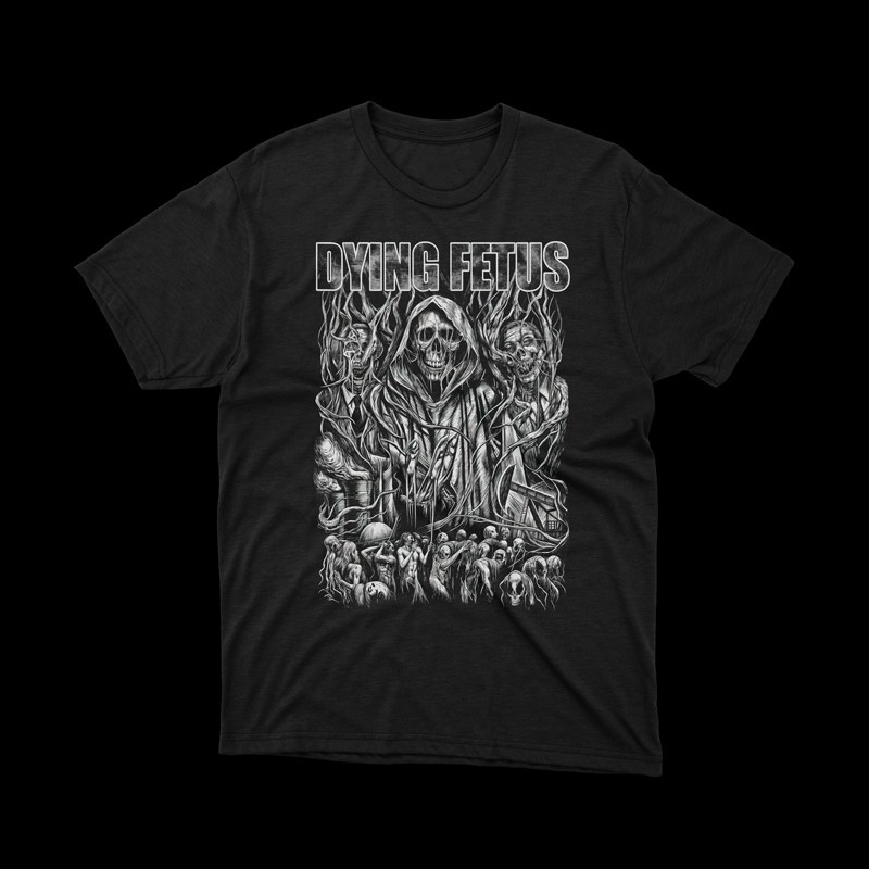T-shirt nera Dying Fetus T-shirt nera Dying Fetus