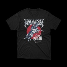 T-shirt Nera Falling in Reverse – Saddle Ranch | vrz shop
