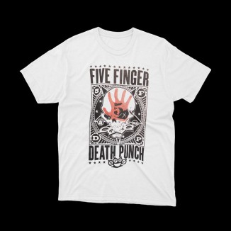 T-shirt Bianca Five Finger Death Punch | vrz shop
