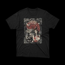 T-shirt Nera Gojira - Potenza e Innovazione | vrz shop