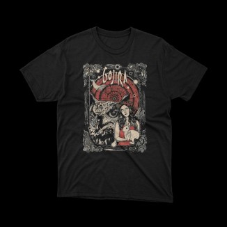 T-shirt Nera Gojira - Potenza e Innovazione | vrz shop