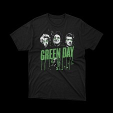 T-shirt Nera Green Day - 3 Facce | vrz shop