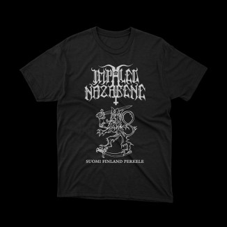 T-shirt Nera Impaled Nazarene - Suomi Finland Perkele | vrz shop