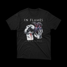 T-shirt Nera In Flames – Come Clarity | vrz shop