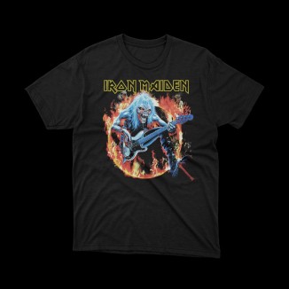 T-shirt Nera Iron Maiden – Eddie Hunter | vrz shop