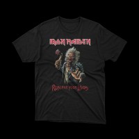T-shirt Iron Maiden run for your lives | premium cotton casual shirt | vrz shop
