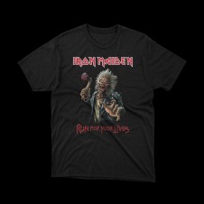 T-shirt Iron Maiden run for your lives | maglietta cotone premium tempo libero | vrz shop
