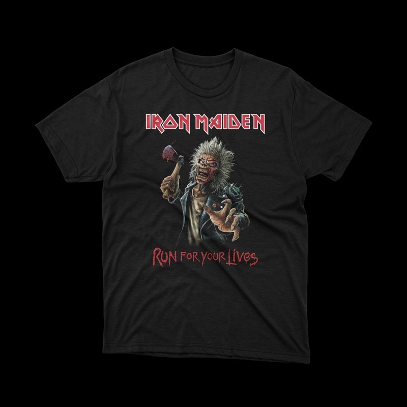 T-shirt Iron Maiden run for your lives T-shirt Iron Maiden run for your lives