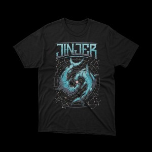 T-shirt nera jinjer