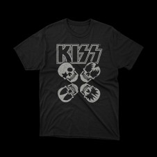 T-shirt Nera Kiss - Icona del Rock 'n' Roll | vrzshop
