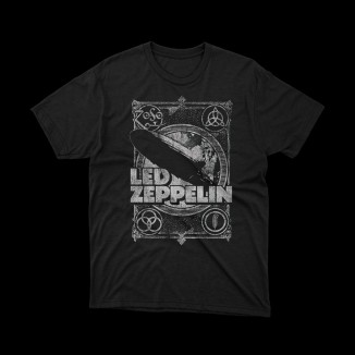 T-shirt Led Zeppelin | maglietta cotone premium tempo libero | vrz shop