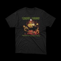 T-shirt Nera Marilyn Manson - Portrait of an American Family | vrz shop