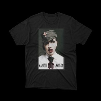 T-shirt Marilyn Manson | maglietta cotone premium tempo libero | vrz shop