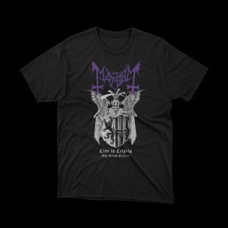 T-shirt Nera Mayhem - Live in Leipzig 30th Ritual Concert | vrz shop