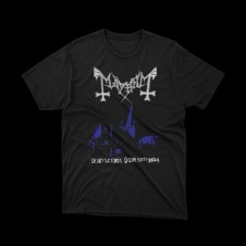 Maglietta Mayhem "De Mysteriis Dom Sathanas" - Tributo al Black Metal Norvegese | vrzshop