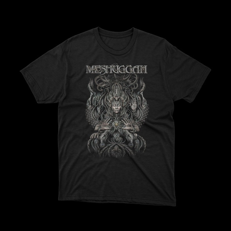 T-shirt nera Meshuggah