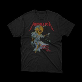 T-shirt Nera Metallica - Damage Justice 88-89 | vrz shop