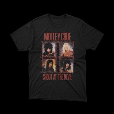 T-shirt Motley Crue shout at the devil | maglietta cotone premium tempo libero | vrz shop