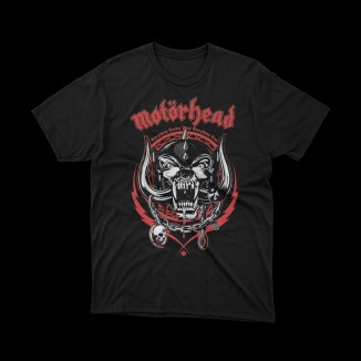 T-shirt Nera Motörhead - Testa Snaggletooth | vrz shop
