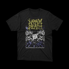 T-shirt Napalm death from enslavement to obliteration | maglietta cotone premium tempo libero | vrz shop
