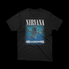 T-shirt Nera Nirvana - Nevermind | vrz shop
