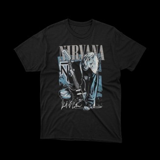 T-shirt Nirvana Kurt Cobain | premium cotton casual shirt | vrz shop