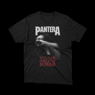 T-shirt Pantera "Vulgar Display of Power" - Maglietta Iconica del Groove Metal | vrzshop