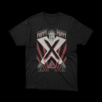 T-shirt Nera Poppy - Am I a Girl? | vrz shop