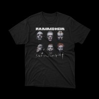T-shirt Nera Rammstein "Set in Sucht" - six faces