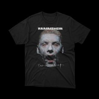 T-shirt Nera Rammstein "Set in Sucht" - Potenza e Mistero Industrial | vrzshop