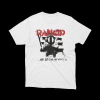 T-shirt Bianca Rancid - "And Out Come the Wolves" - Punk Rock Ribelle | vrz shop