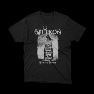 T-shirt Nera Satyricon - Nemesis Divina | vrz shop